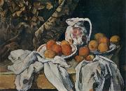 Paul Cezanne Still life with curtain oil painting on canvas